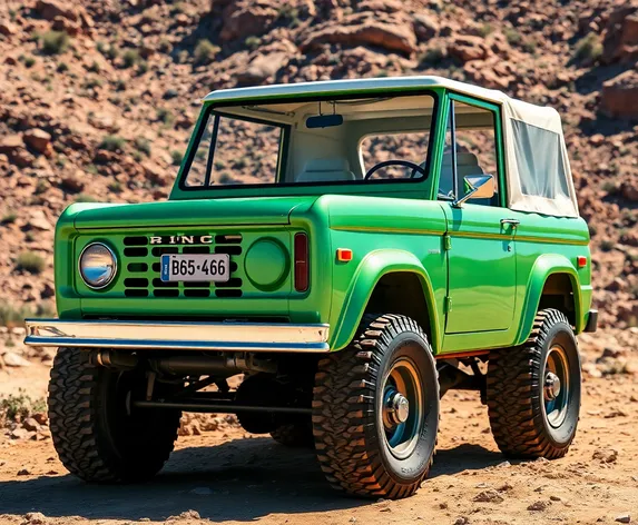 mint green bronco