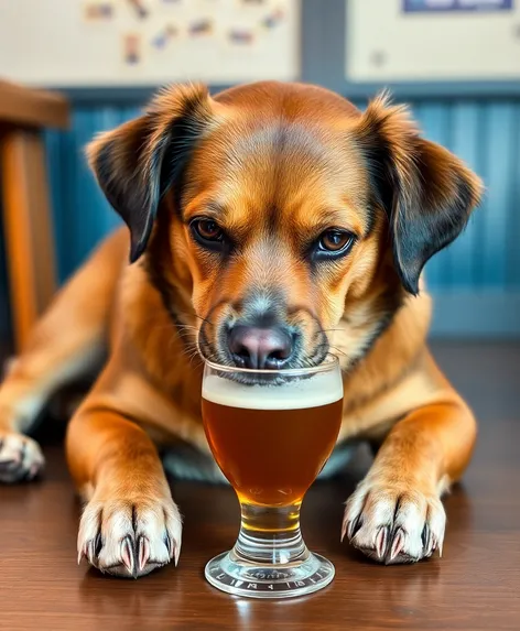 can dogs drink beer