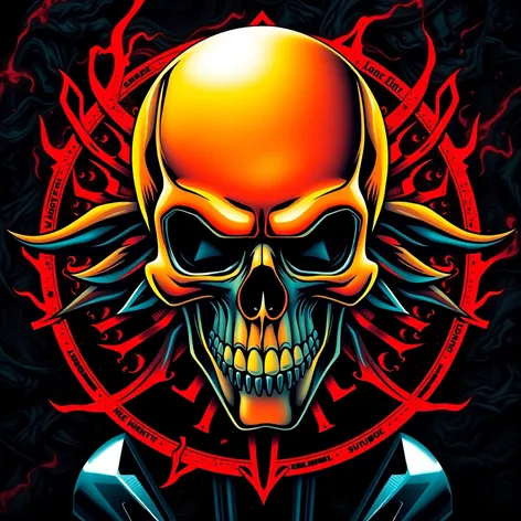 skull harley logo