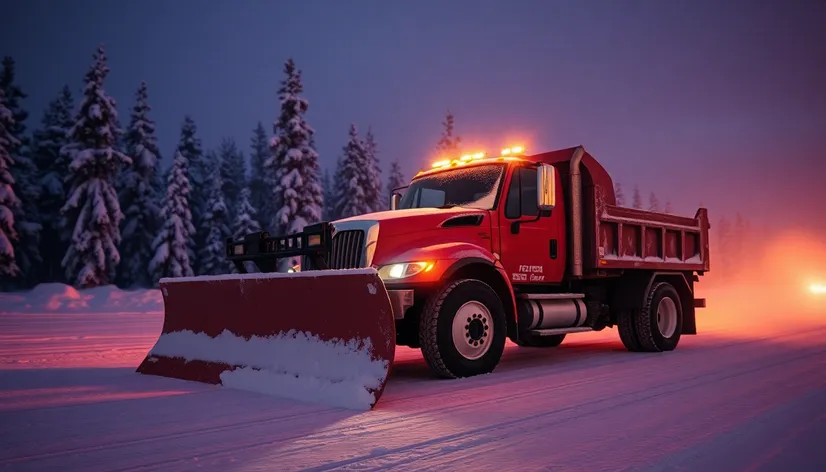 snow plow for truck