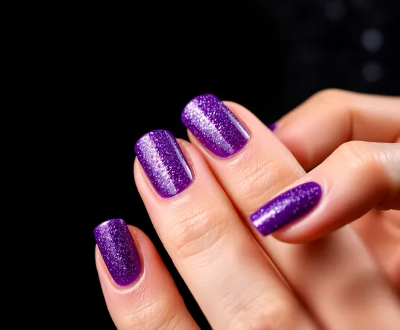 purple nail polish