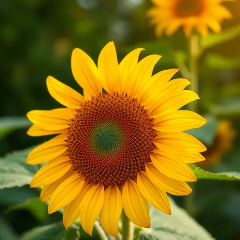 shadow sunflower blossom