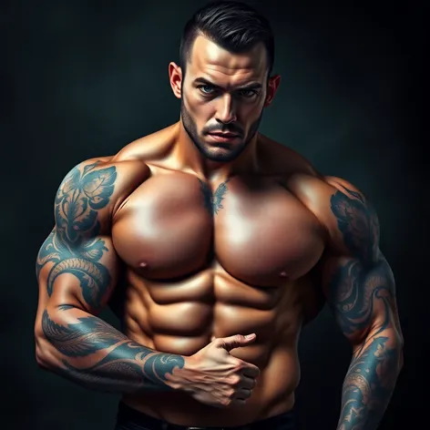 men model tattoo