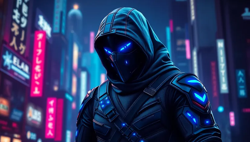 futuristic ninja suit