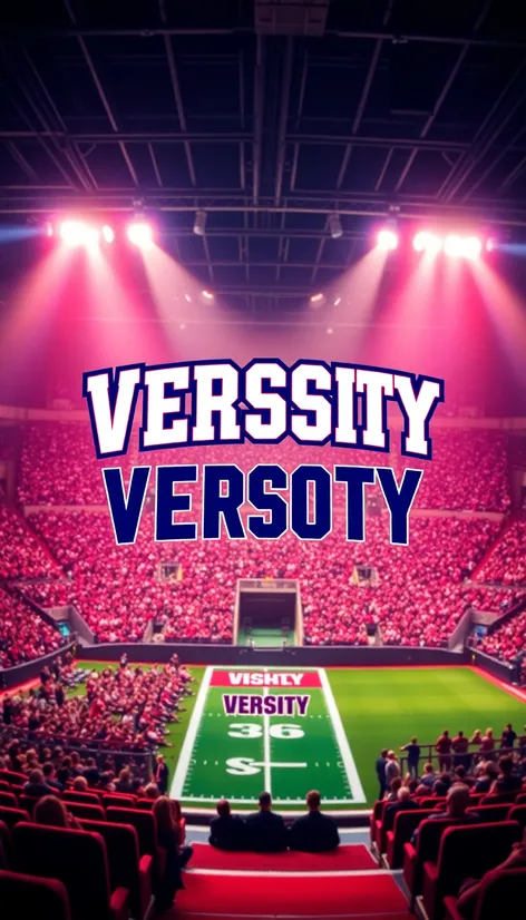 varsity typography