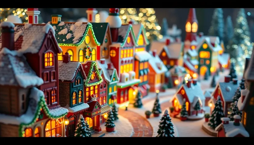 ceramic christmas village