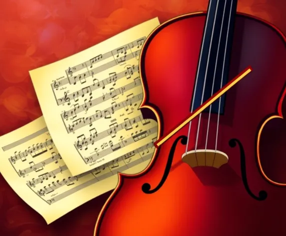 violin clip art