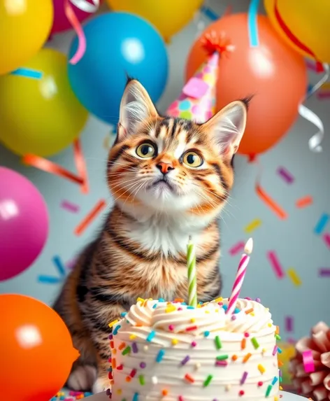 birthday cat pics