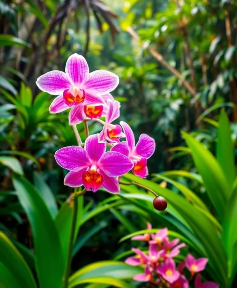 orchids tropical rainforest