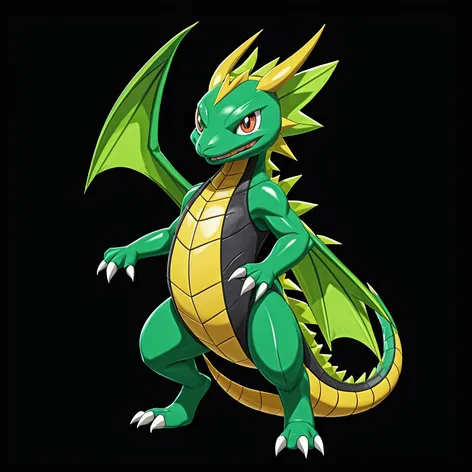 A green dragon type