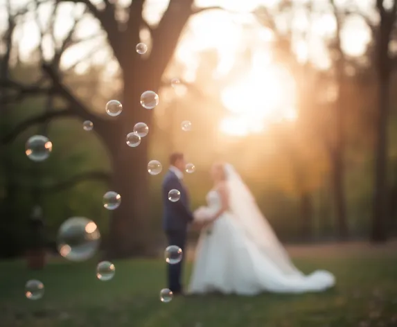 wedding bubbles