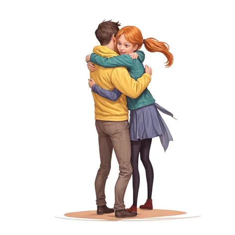 Hug each other