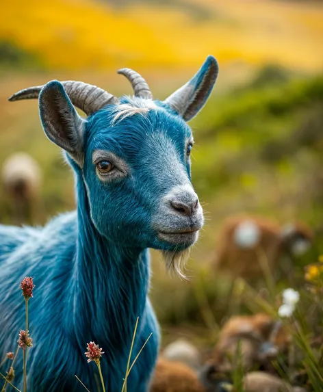 blue goat