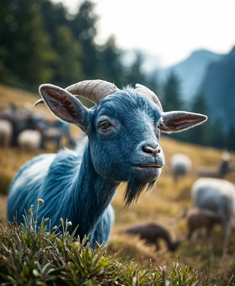 blue goat