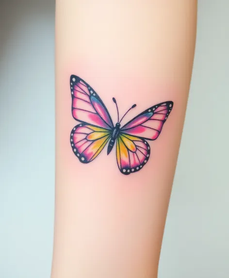 simple butterfly tattoo