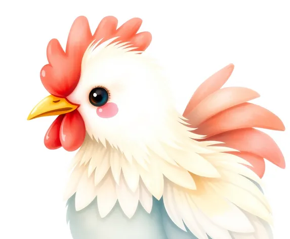 kawaii cute chicken drawing