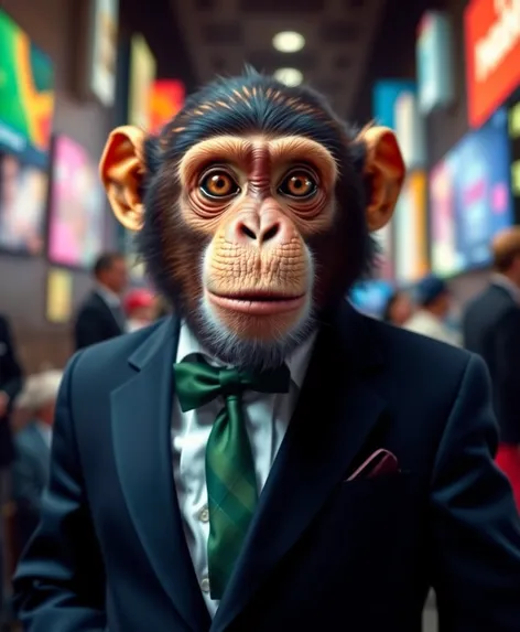 monkey in a suit