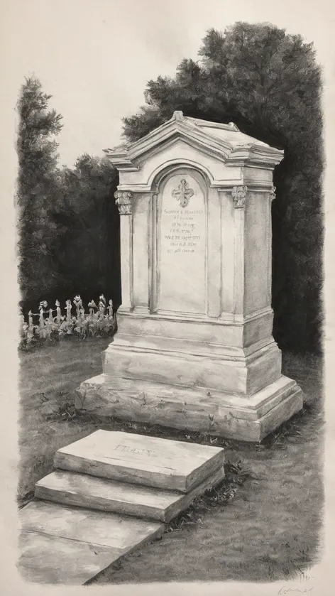 grave drawing