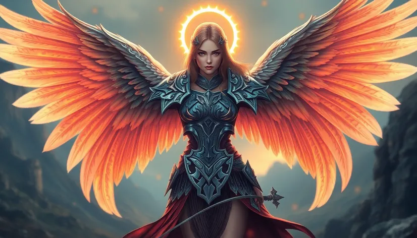 celestial female angel warrior