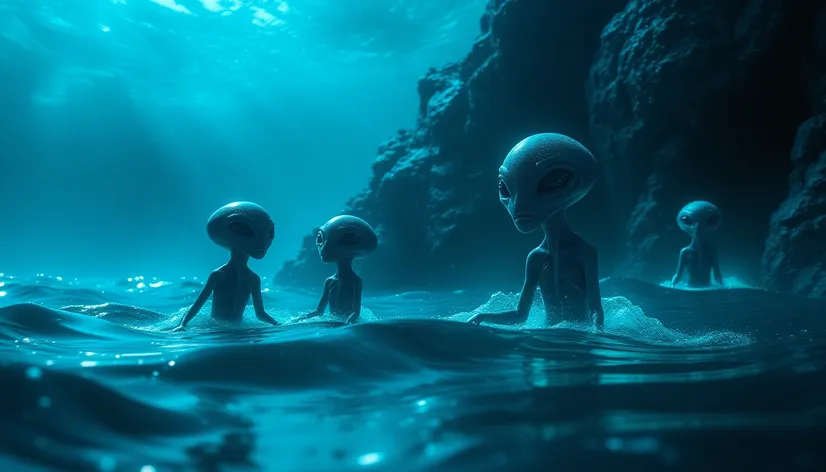 aliens in the ocean