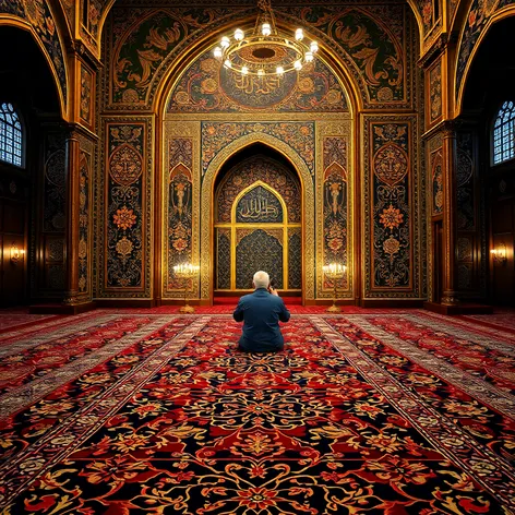 muslim carpet praying