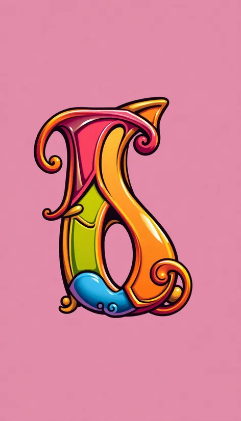 letter d bubble letter