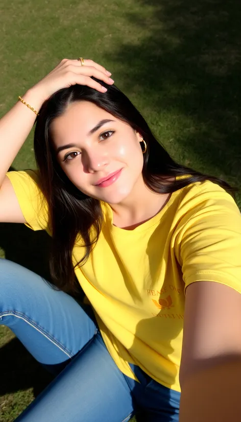 yellow t shirt