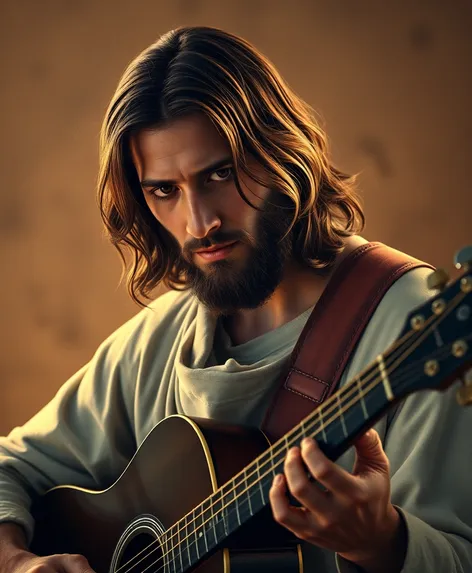 jesus on guitar