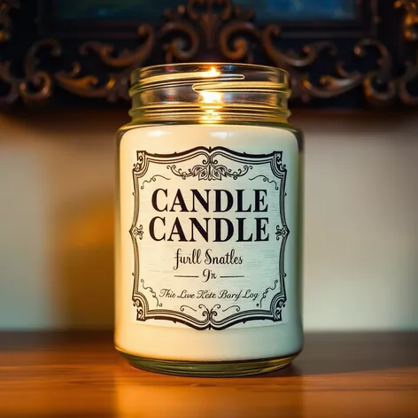 candle label