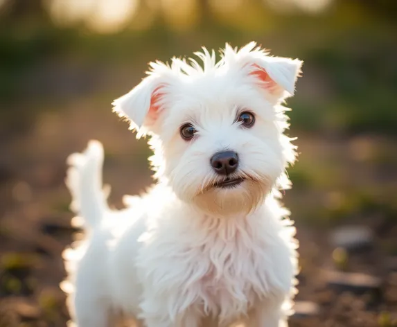 white mini schnauzer