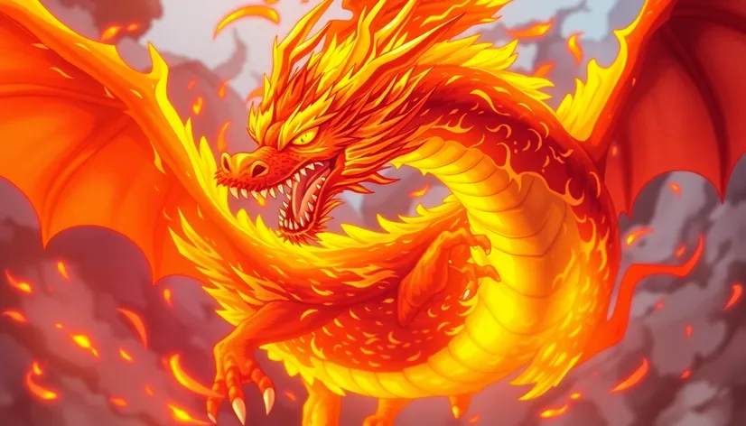 anime fire dragon