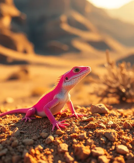 pink lizard