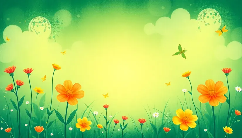 cute green wallpaper