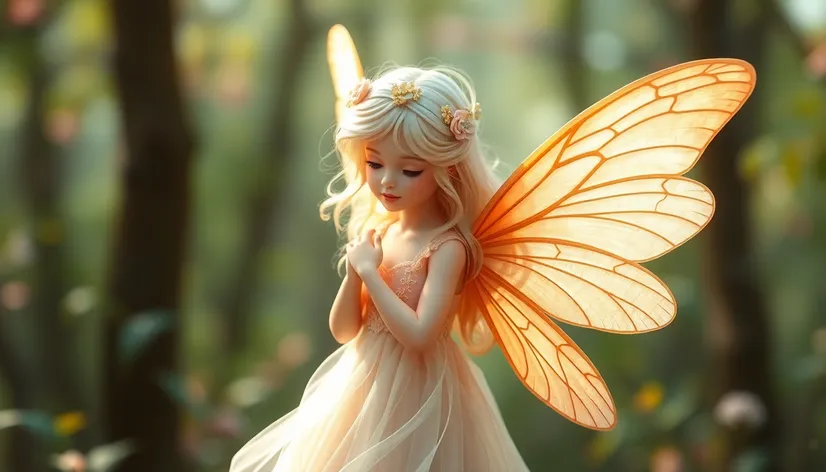 fairy with angel wings