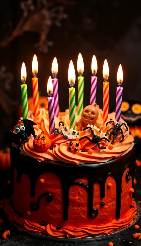 halloween birthday cakes