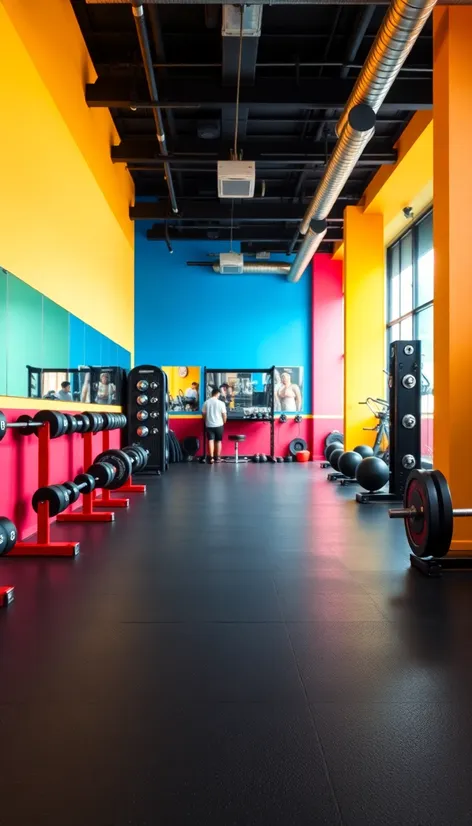 gym wall colors with