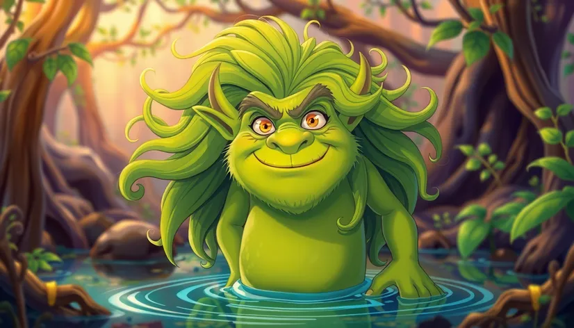 shrek with hair