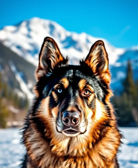 husky german shepherd