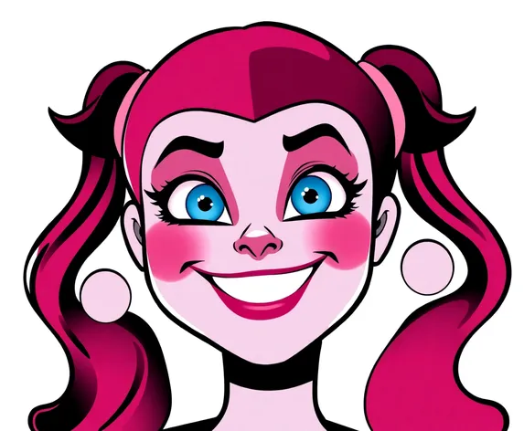 harley quinn makeup cartoon