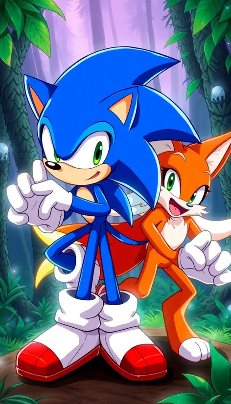 sonic and fox