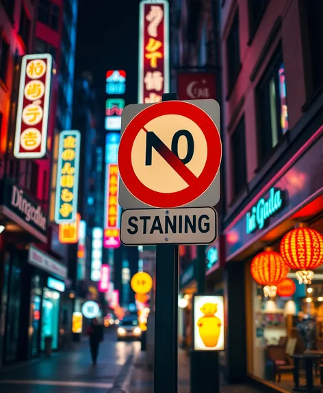 no standing sign