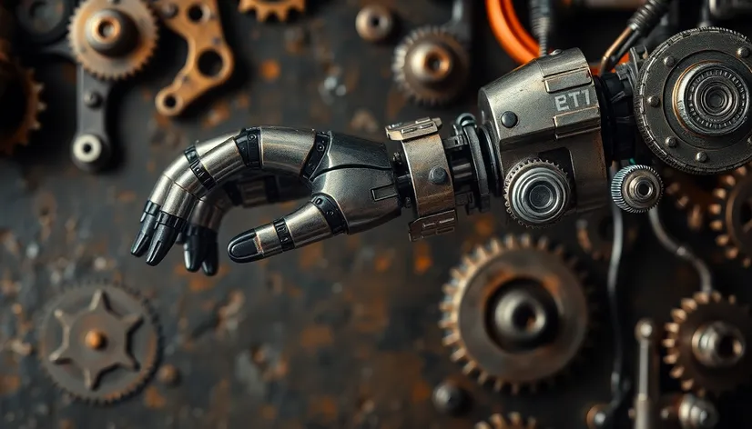 steampunk robot arm