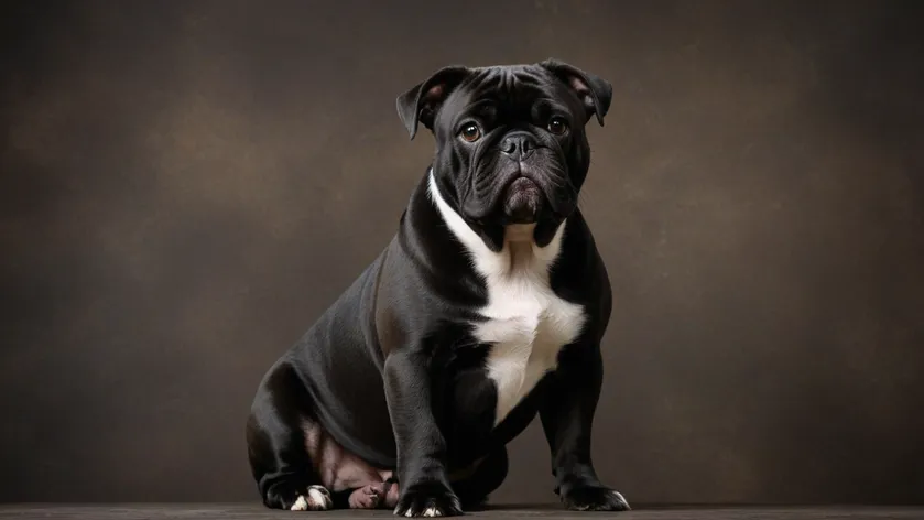 black bulldog