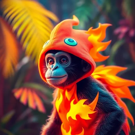 pokemon monkey fire