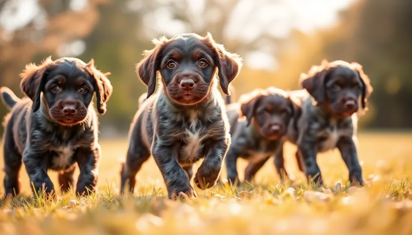 german wirehaired pointer puppies