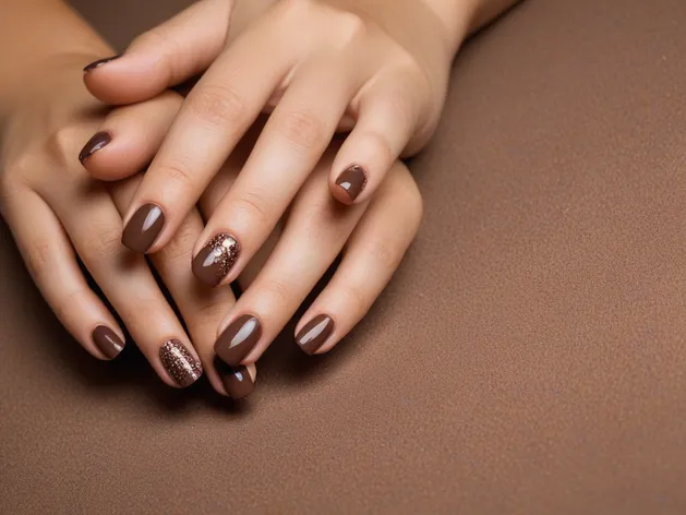 brown nails