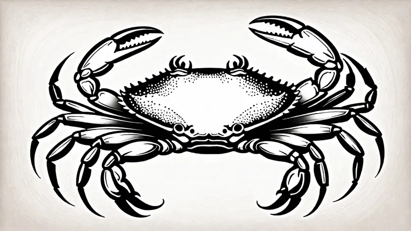 crab tattoo