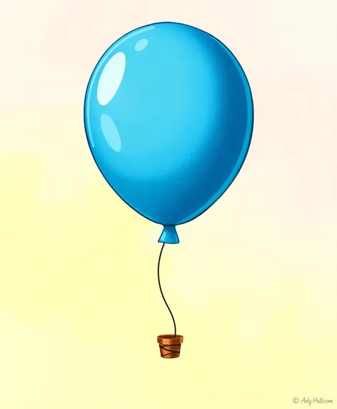 blue balloon