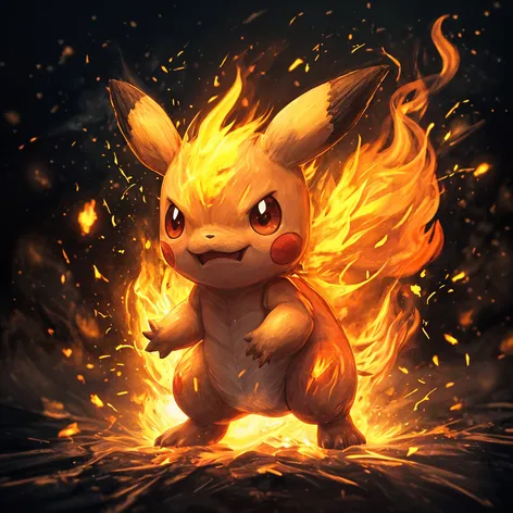 A fire starter pokemon