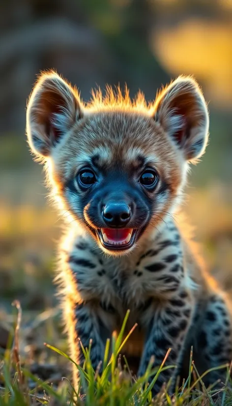 hyena pup